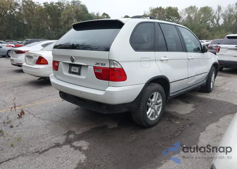 2006 BMW X5 3.0I z USA, uszkodzony, nr VIN 5UXFA13546LY28725
